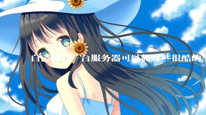 自己拥有一台服务器可以做哪些很酷的事情？